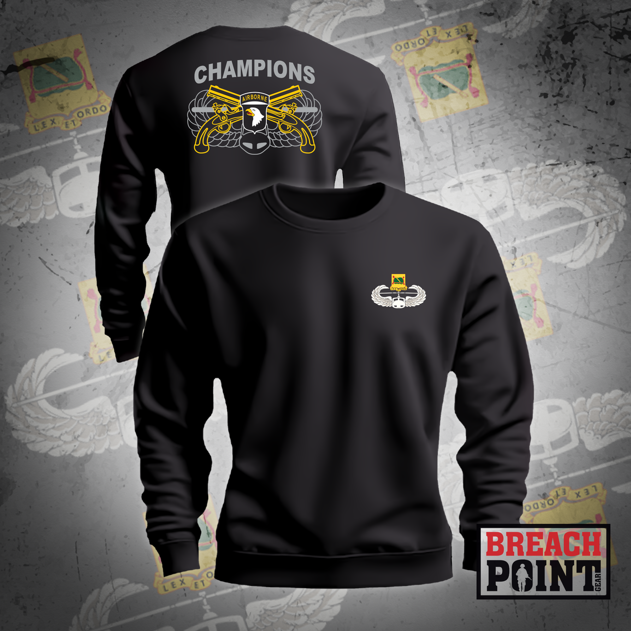 "CHAMPIONS" 561st Military Police Company - Sweatshirt