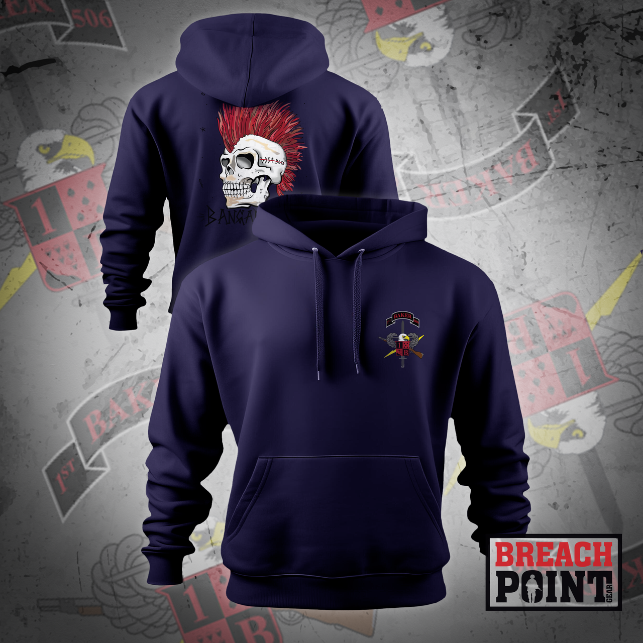 "BANGARANG" 3/B/1-506th Infantry Regiment - Hoodie