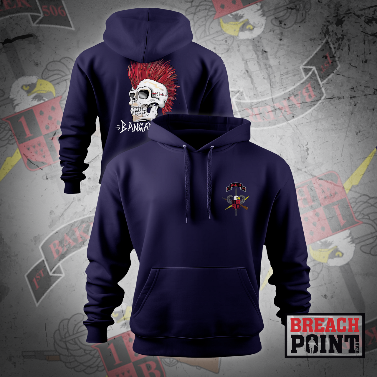 "BANGARANG" 3/B/1-506th Infantry Regiment - Hoodie