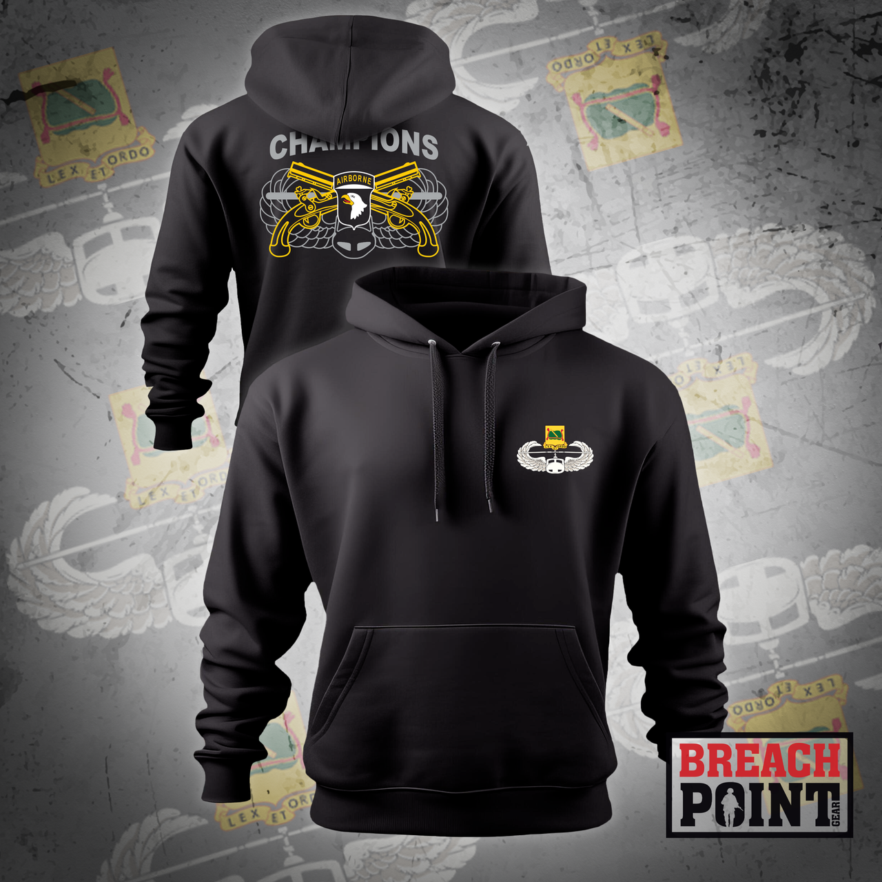 "CHAMPIONS" 561st Military Police Company - Hoodie