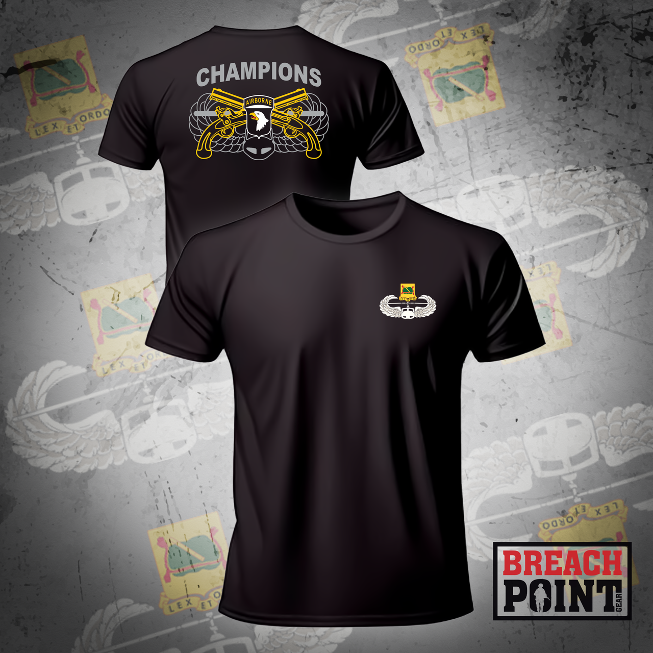 "CHAMPIONS" 561st Military Police Company - Moisture Wicking