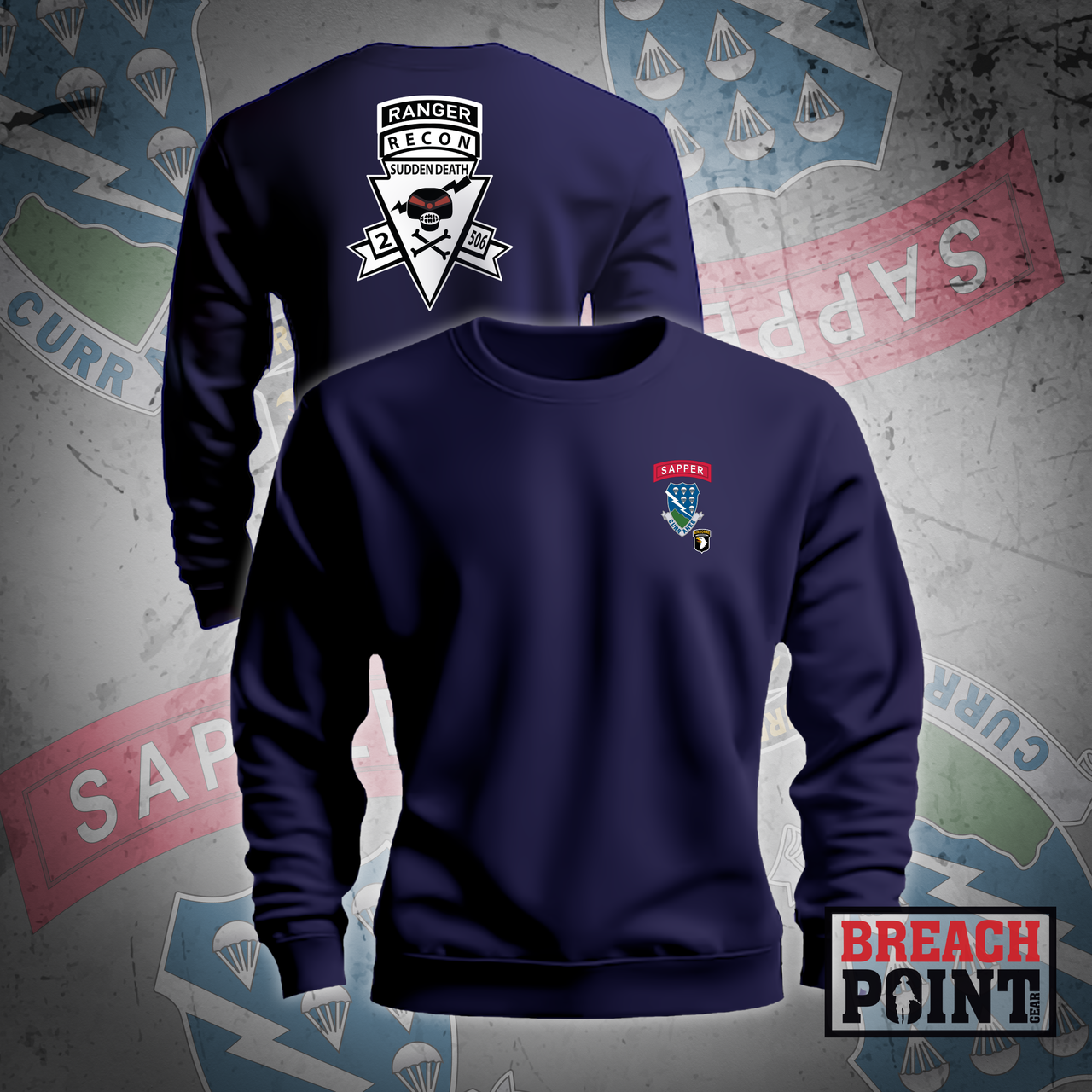 "GHOST" SCT/MPC/2-506th Infantry Regiment - Sweatshirt