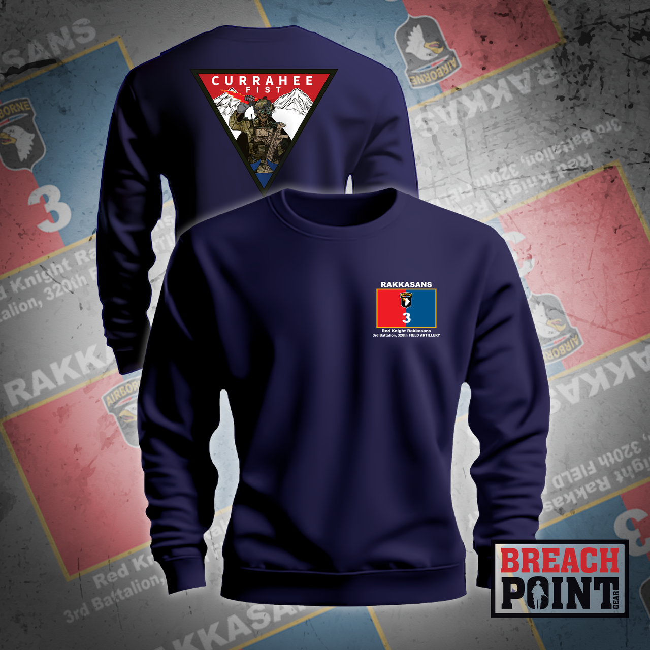 "CURRAHEE FIST" 2-506th Infantry Regiment - Sweatshirt