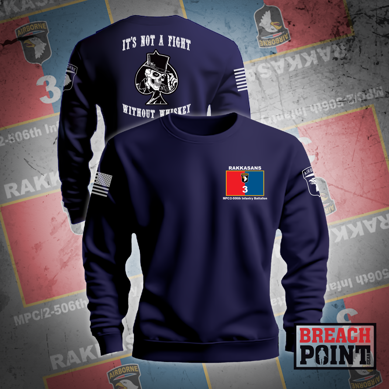 "WHISKEY" MPC/2-506th Infantry Regiment - Sweatshirt