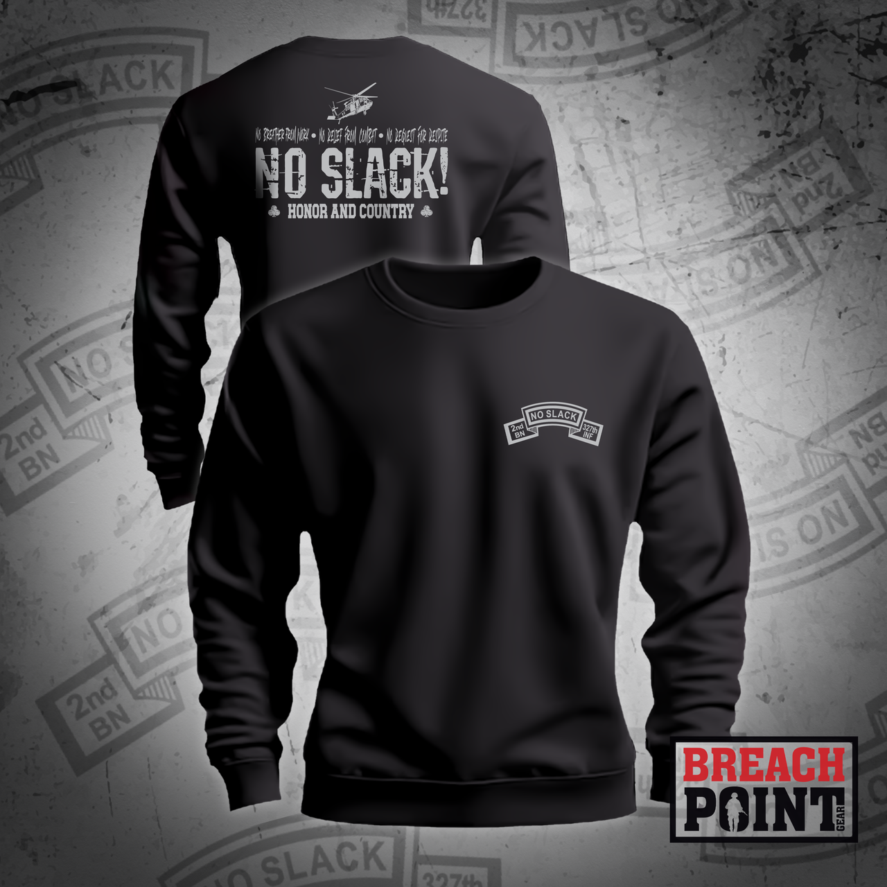 "NO SLACK" 2-327th Infantry Regiment - Shirts