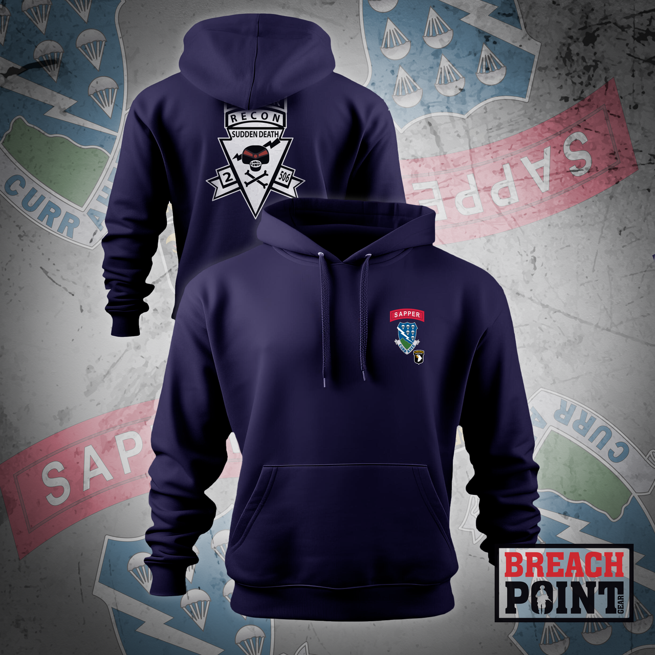 "GHOST" SCT/MPC/2-506th Infantry Regiment - Hoodie