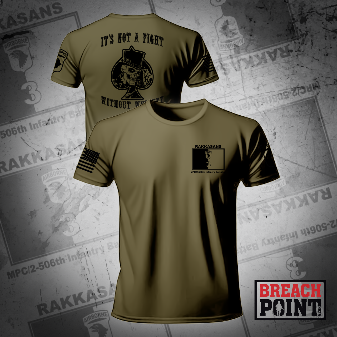 "WHISKEY" MPC/2-506th Infantry Regiment - Military Tee