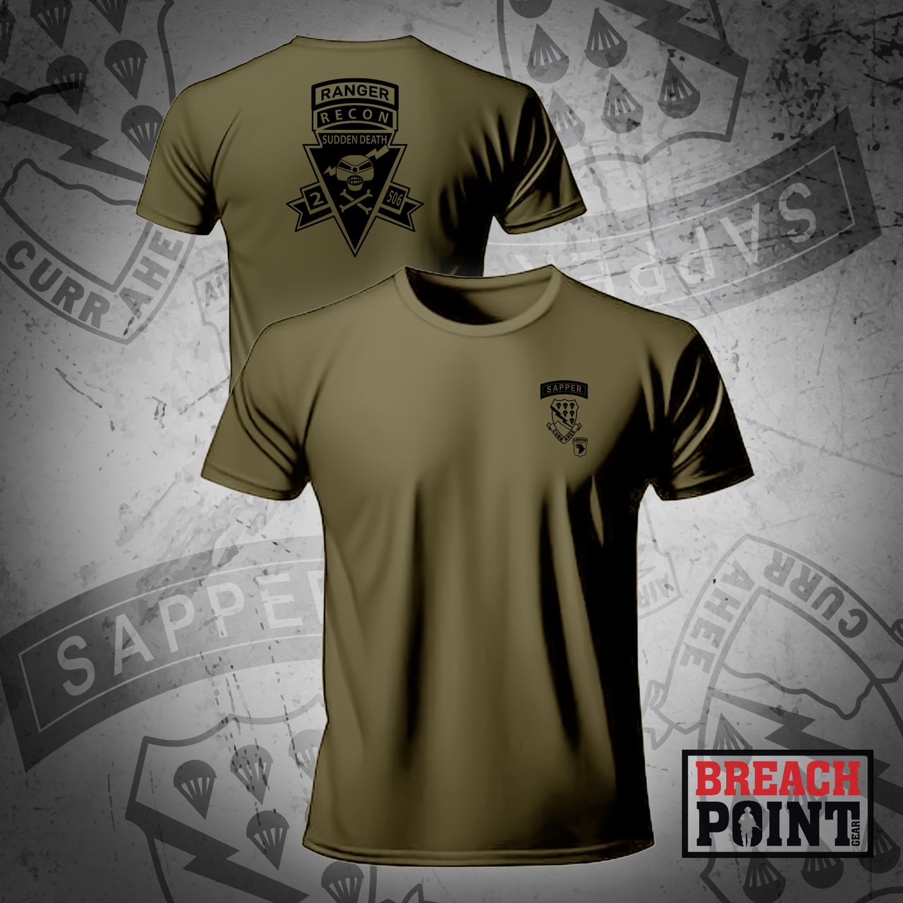 "GHOST" SCT/MPC/2-506th Infantry Regiment - Military Tee