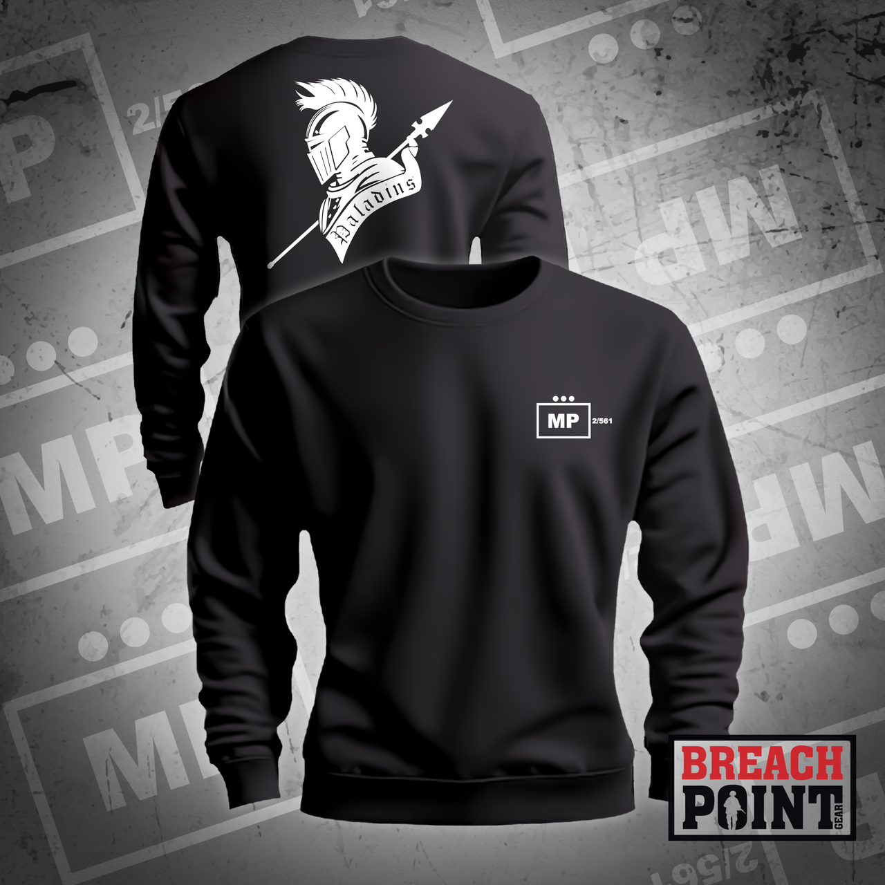 "PALADINS" 2/561st Military Police Company - Sweatshirt